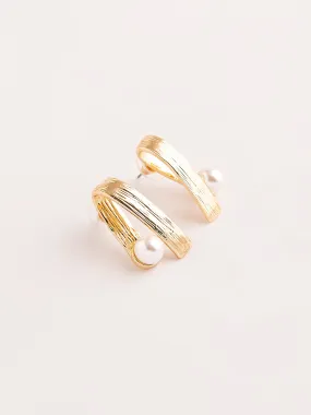 Embellished Folded Earrings