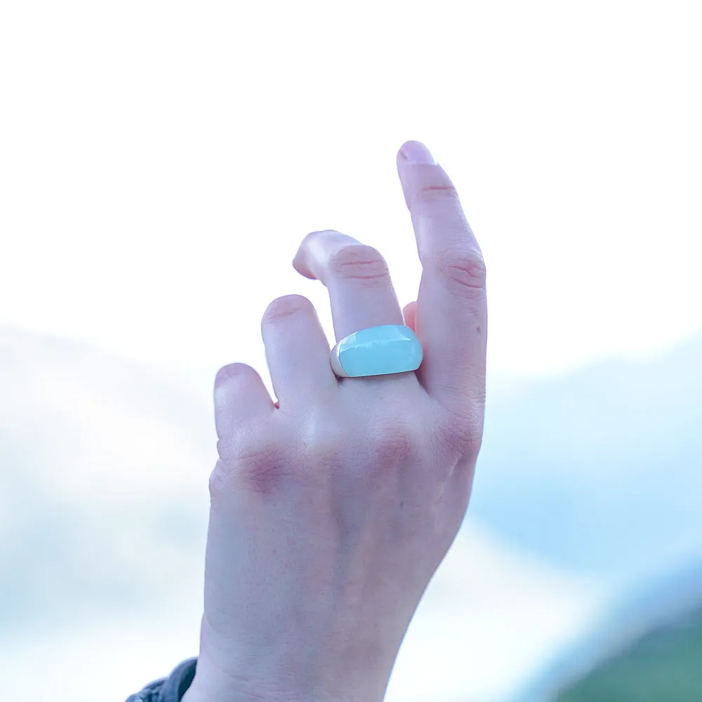 Galaxy Gemstone Sterling Silver Rings