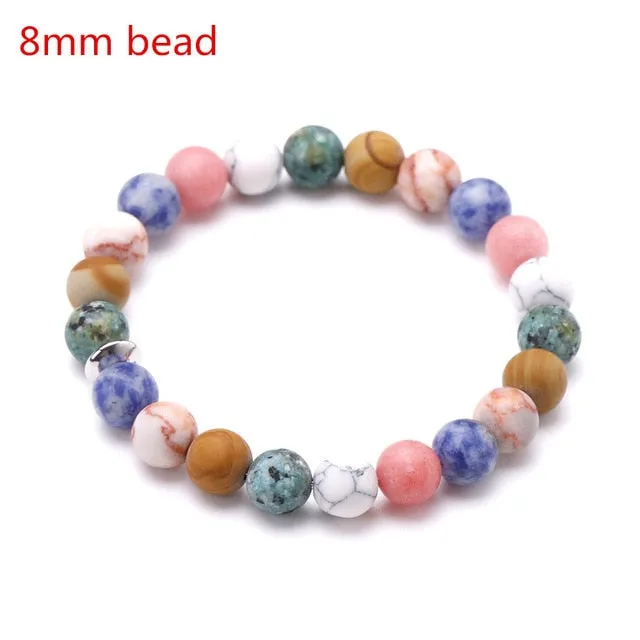 Galaxy Solar System Bracelet with Natural Stones -Different Selections