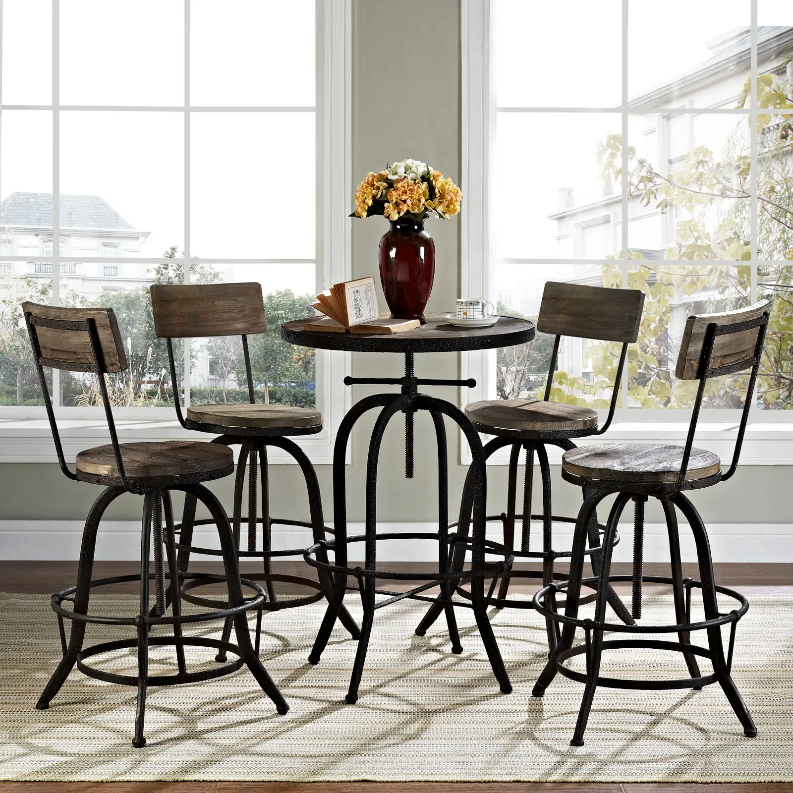 Gather 5 Piece Dining Set By Modway - EEI-1608