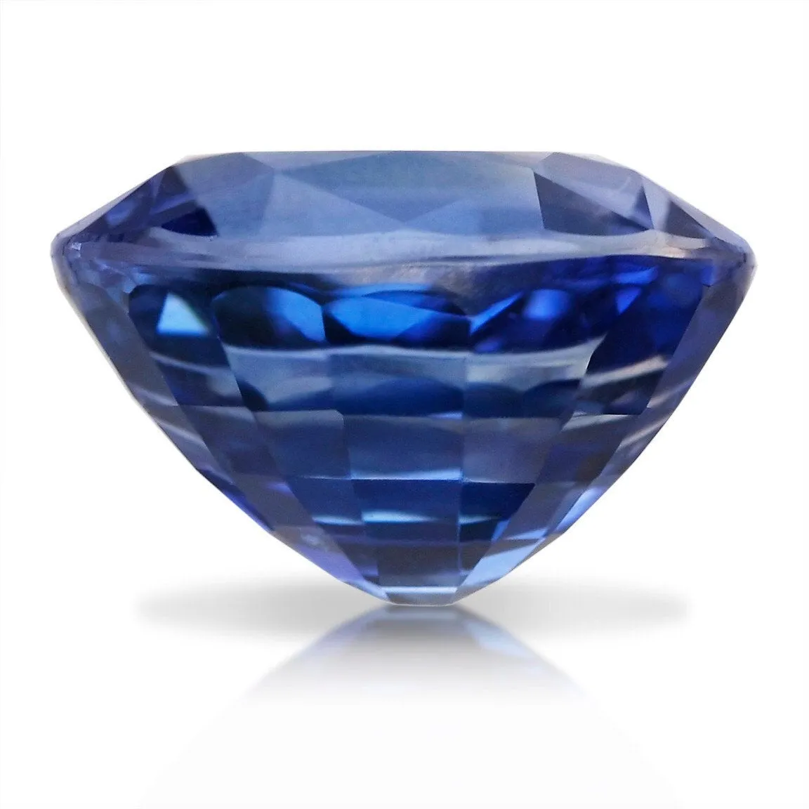 Genuine Blue Sapphire -   8.06X5.96X5.13mm Oval Shaped Gemstone 2.15 carats GIA grading report Pristine Custom Rings