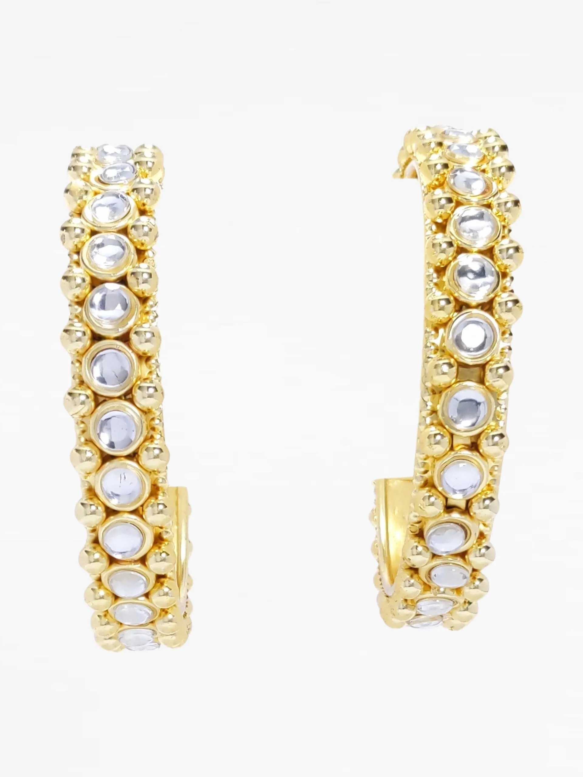 Gold Tone Diamond Detail Tennis Bracelet