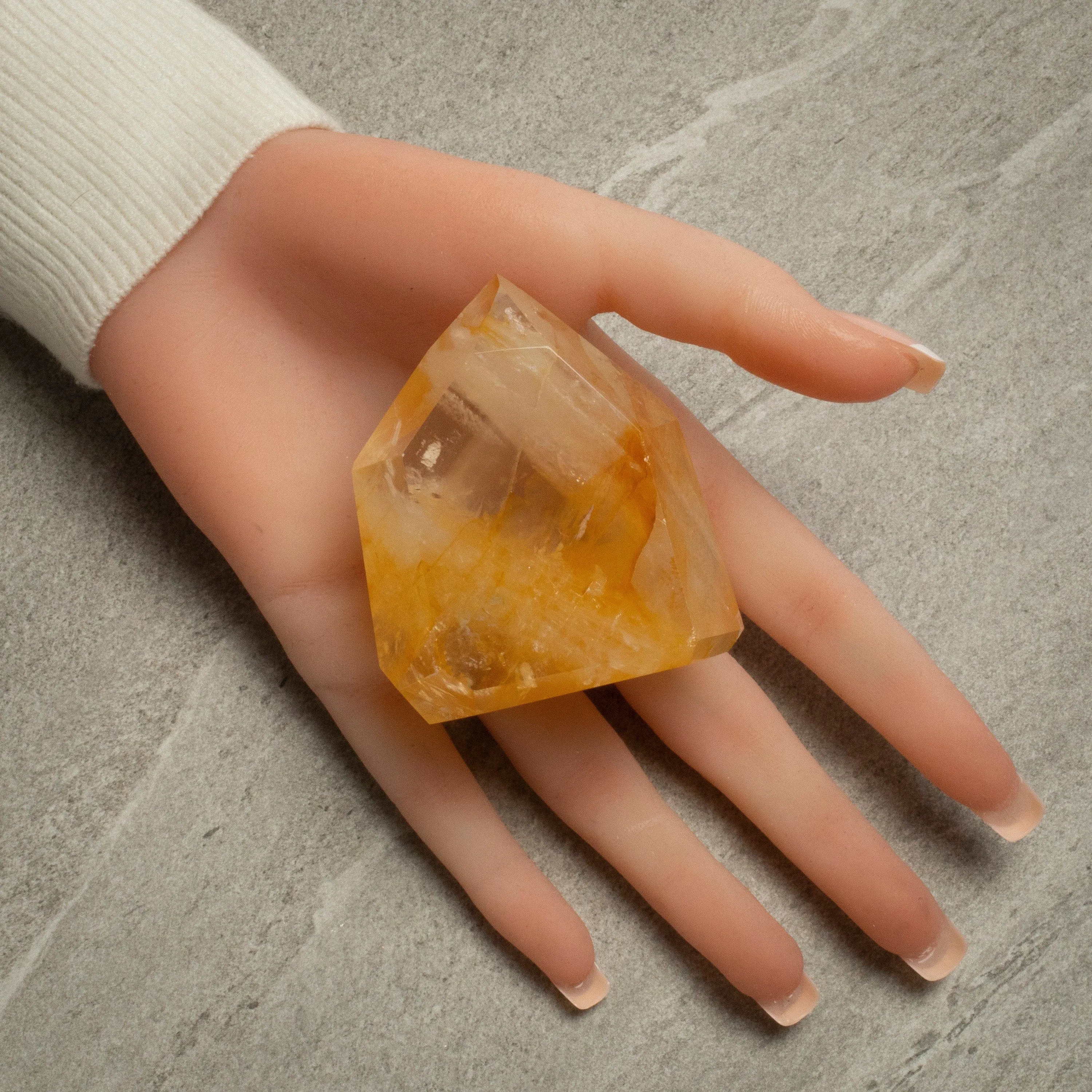 Golden Healer Hematoid Quartz Obelisk from Brazil - 150 - 199 grams