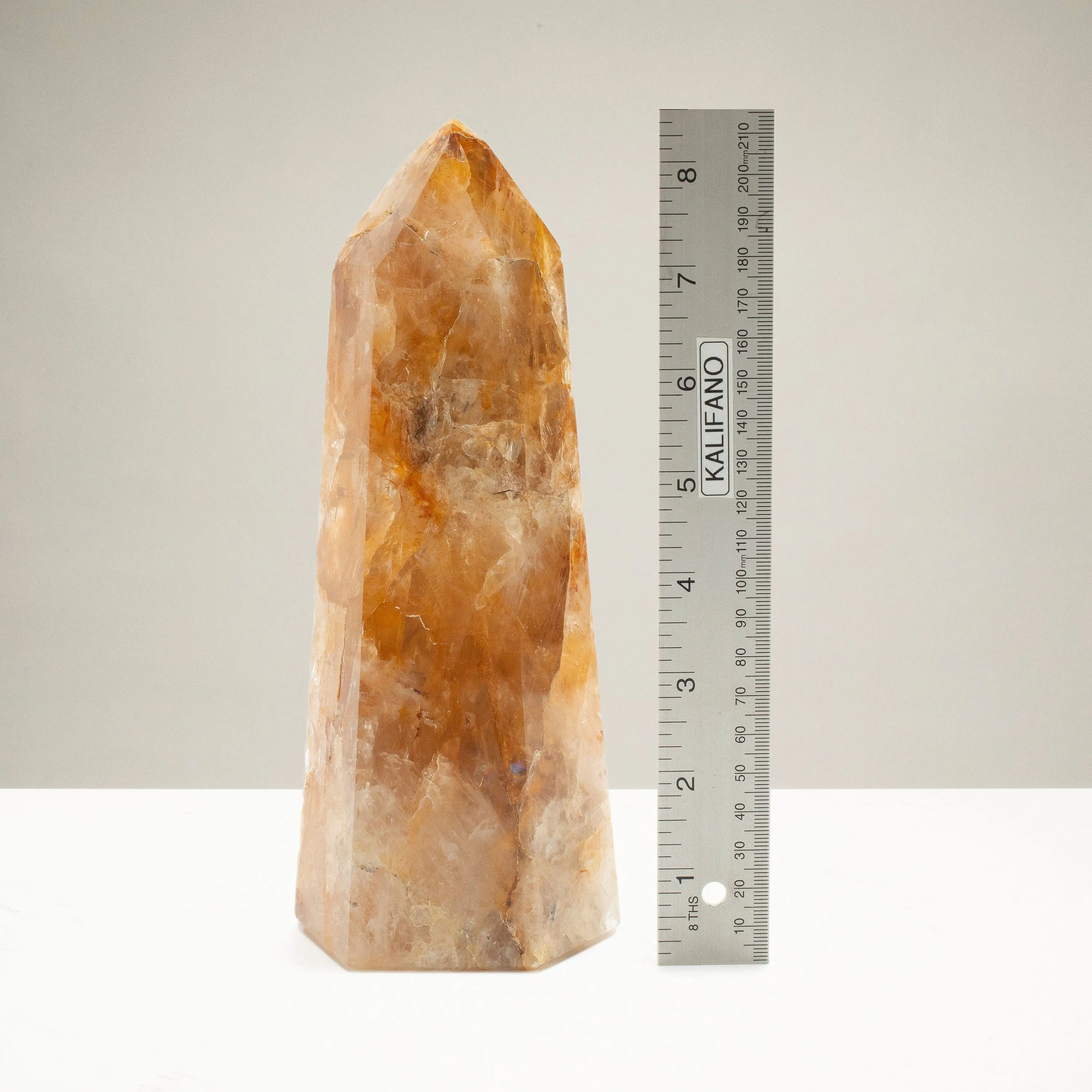 Golden Healer Hematoid Quartz Obelisk from Brazil - 8.5" / 1,600 grams