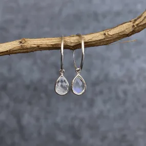 Hoop Admire - Moonstone Earrings