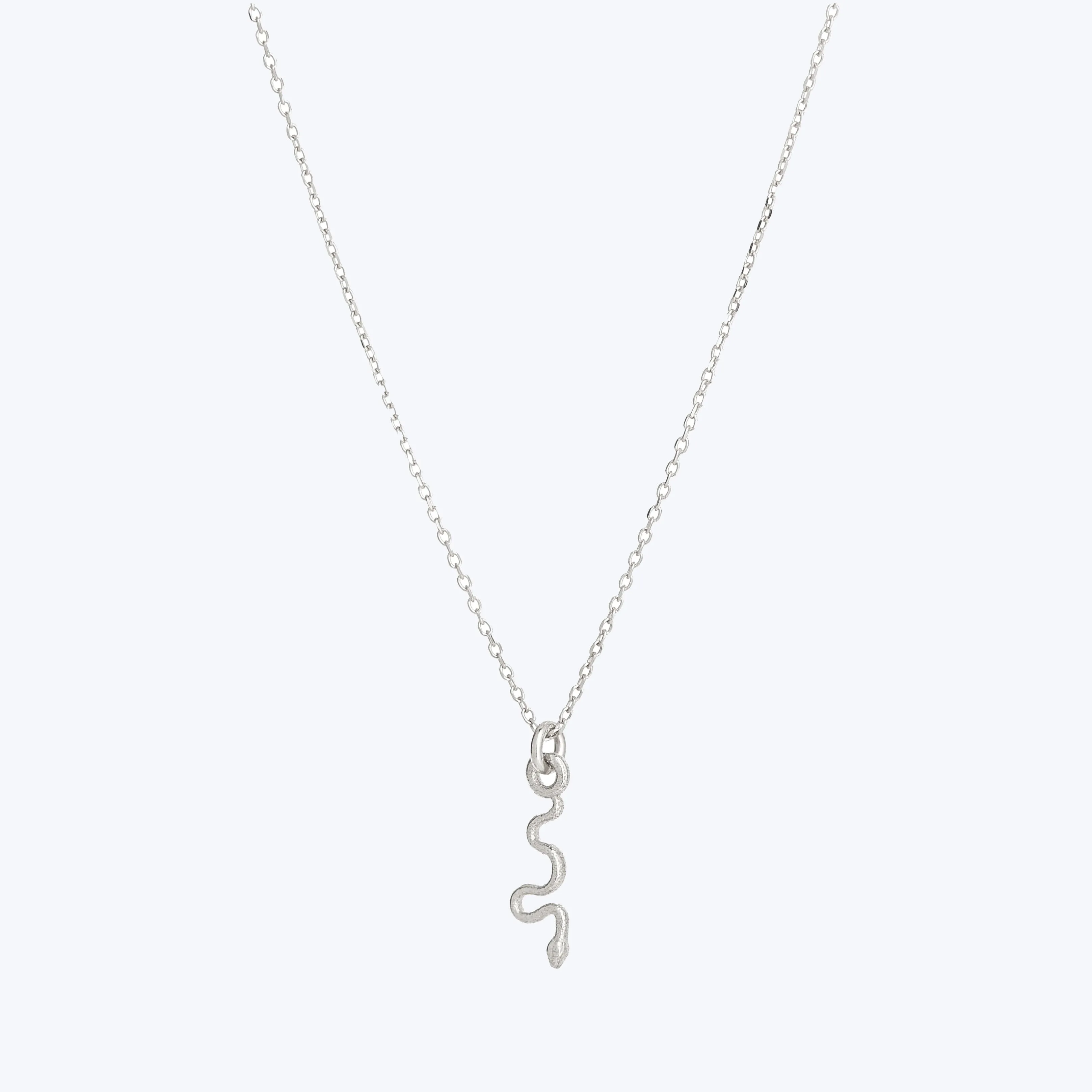 Itty Bitty Snake Charm Necklace