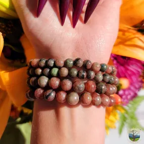 Kashgar Garnet Bracelet for Grounding, Health and Strength