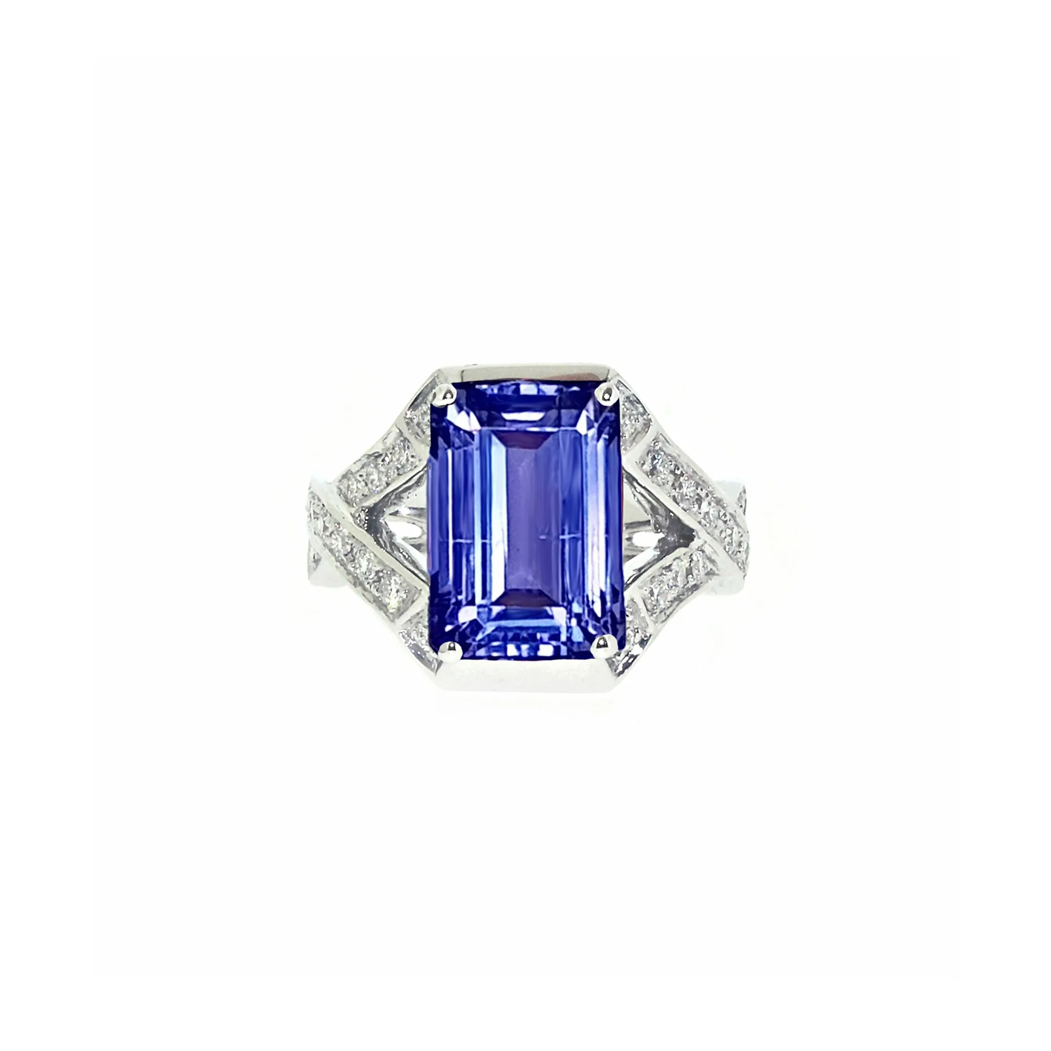 Lintaz Gemstone Ring - Tanzanite Emerald 2019-80