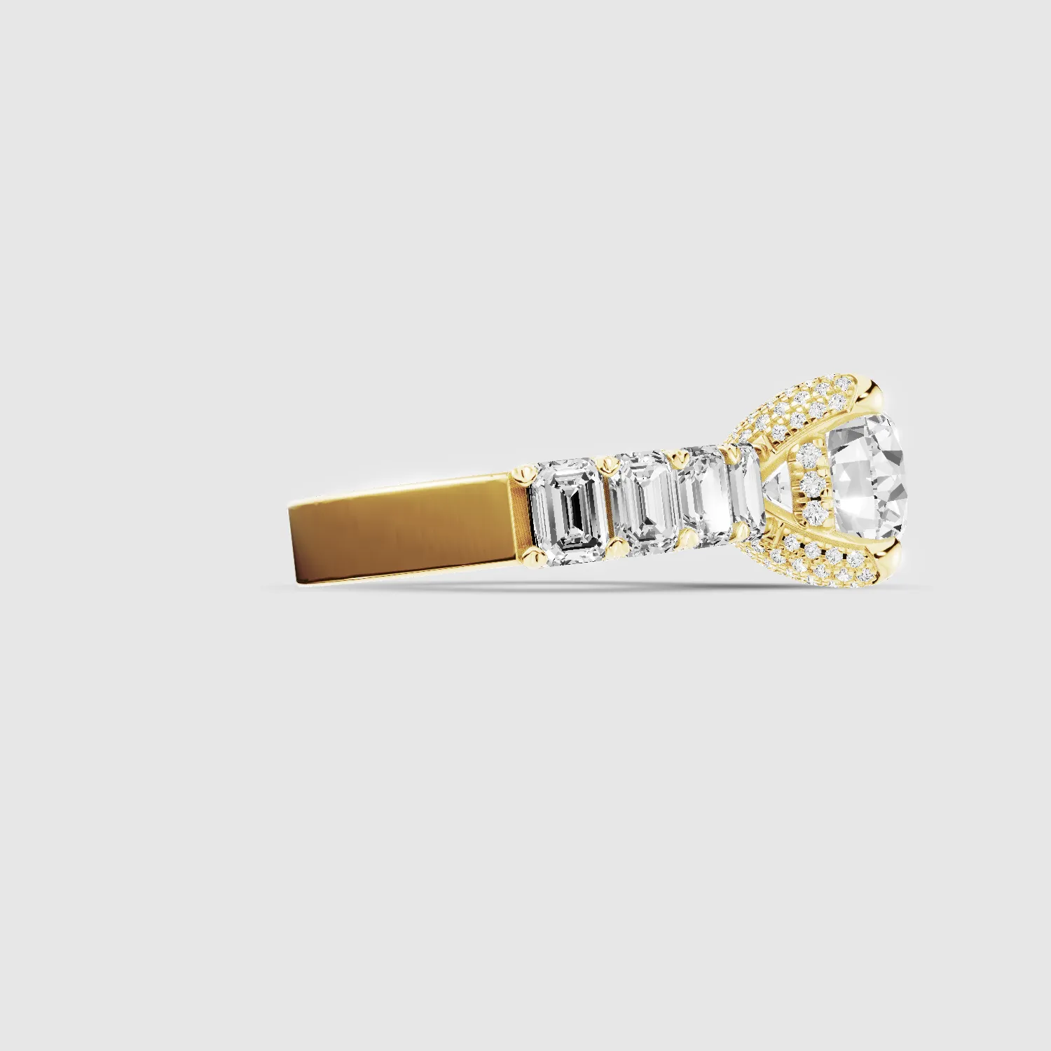 Lumiere Lab Grown Diamond Solitaire Ring-Round