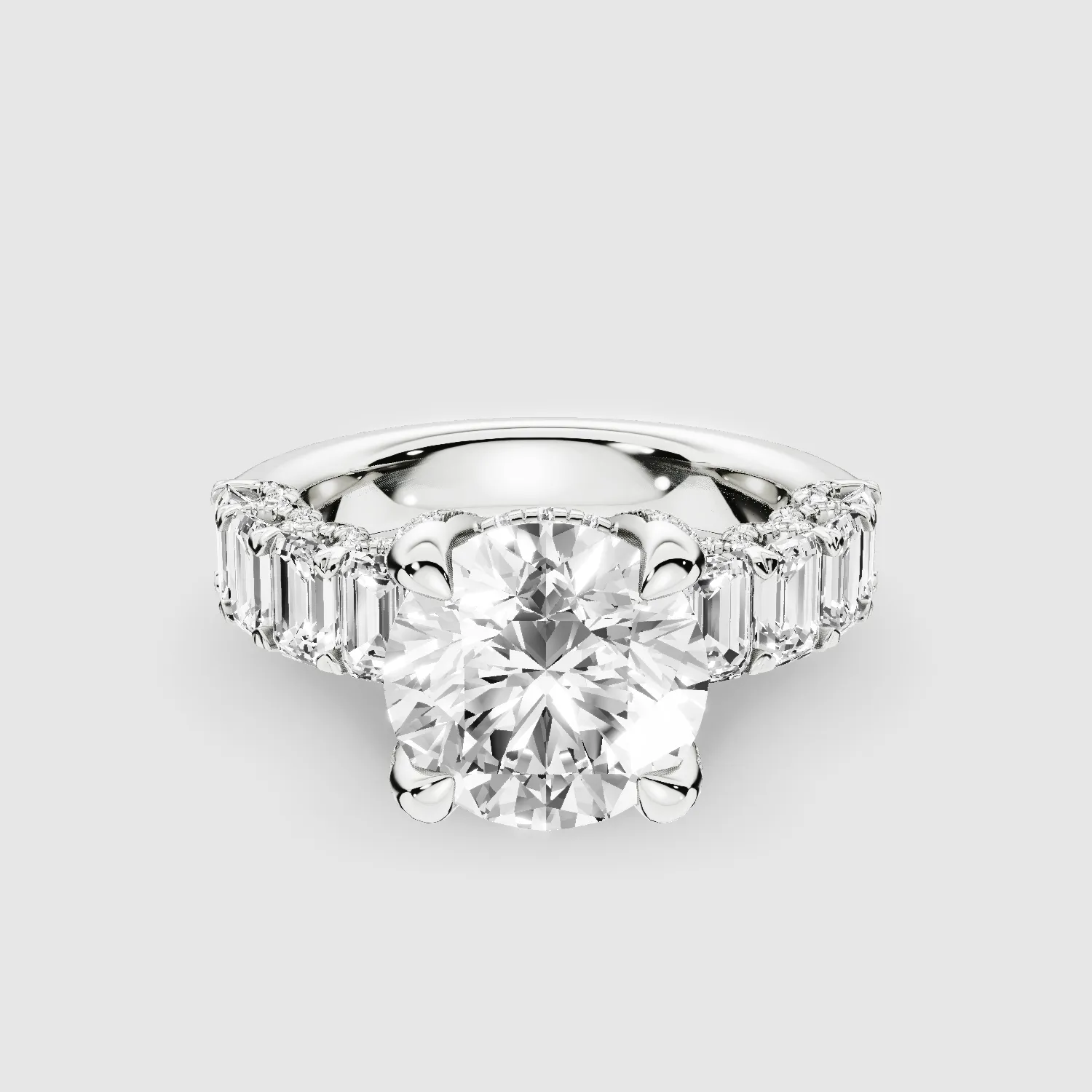 Lumiere Lab Grown Diamond Solitaire Ring-Round