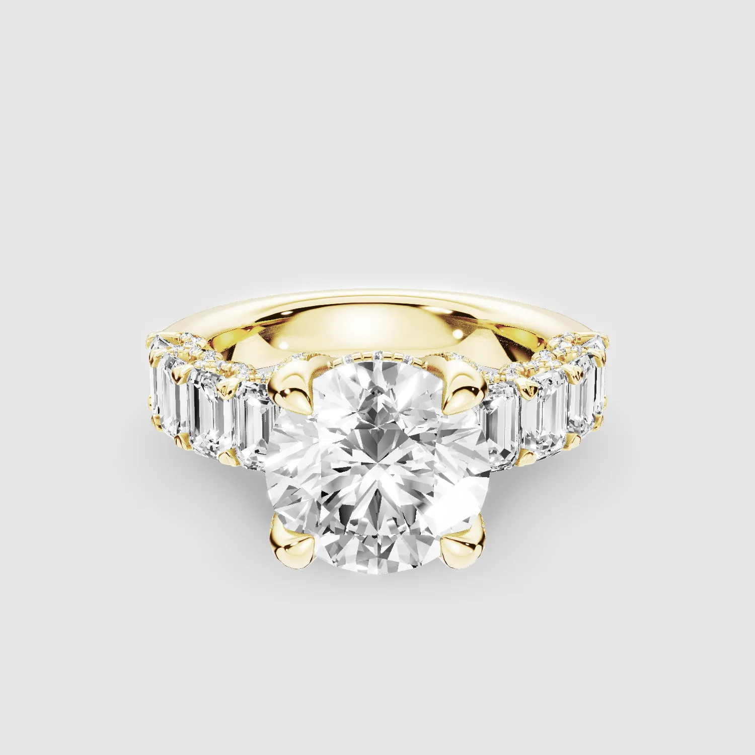 Lumiere Lab Grown Diamond Solitaire Ring-Round