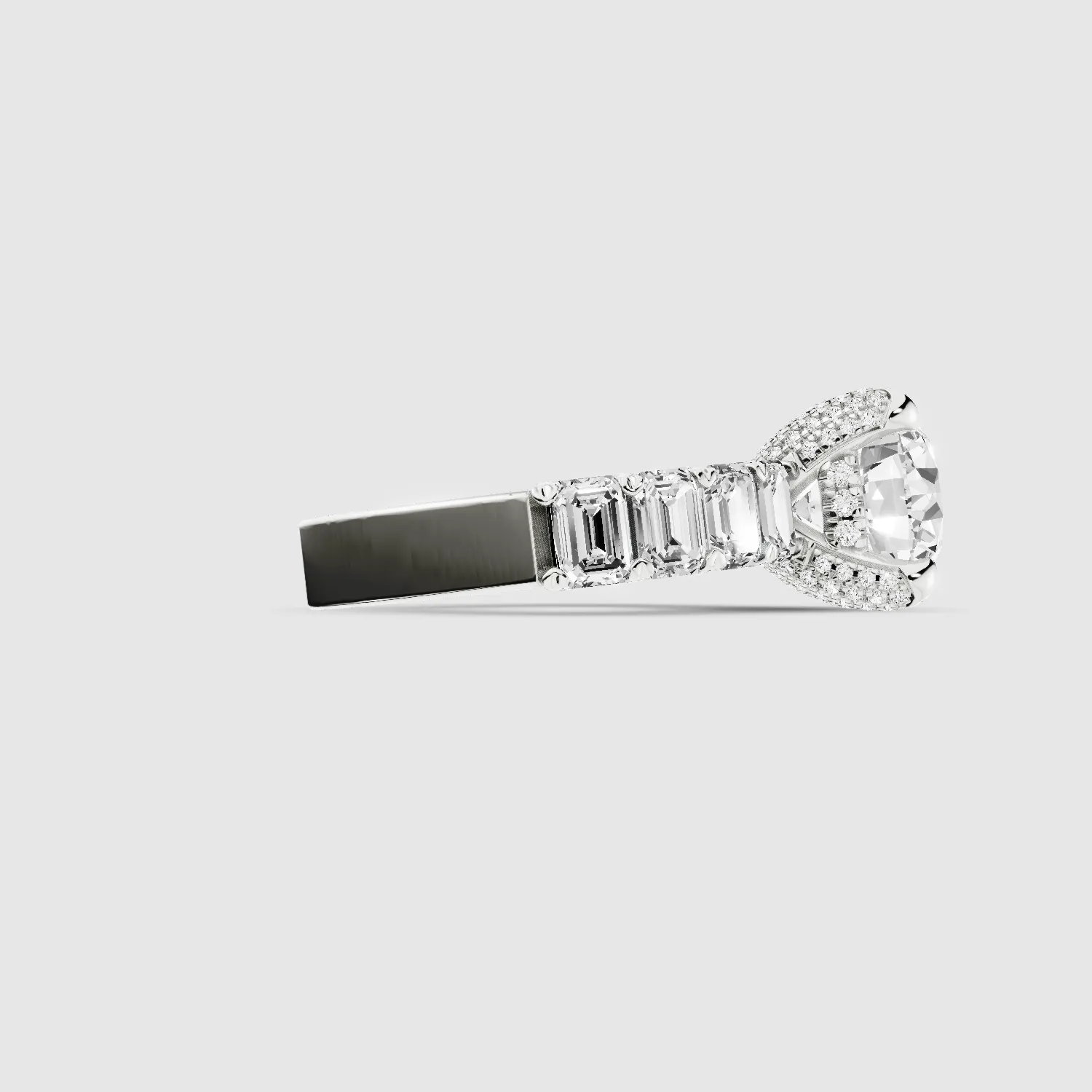 Lumiere Lab Grown Diamond Solitaire Ring-Round