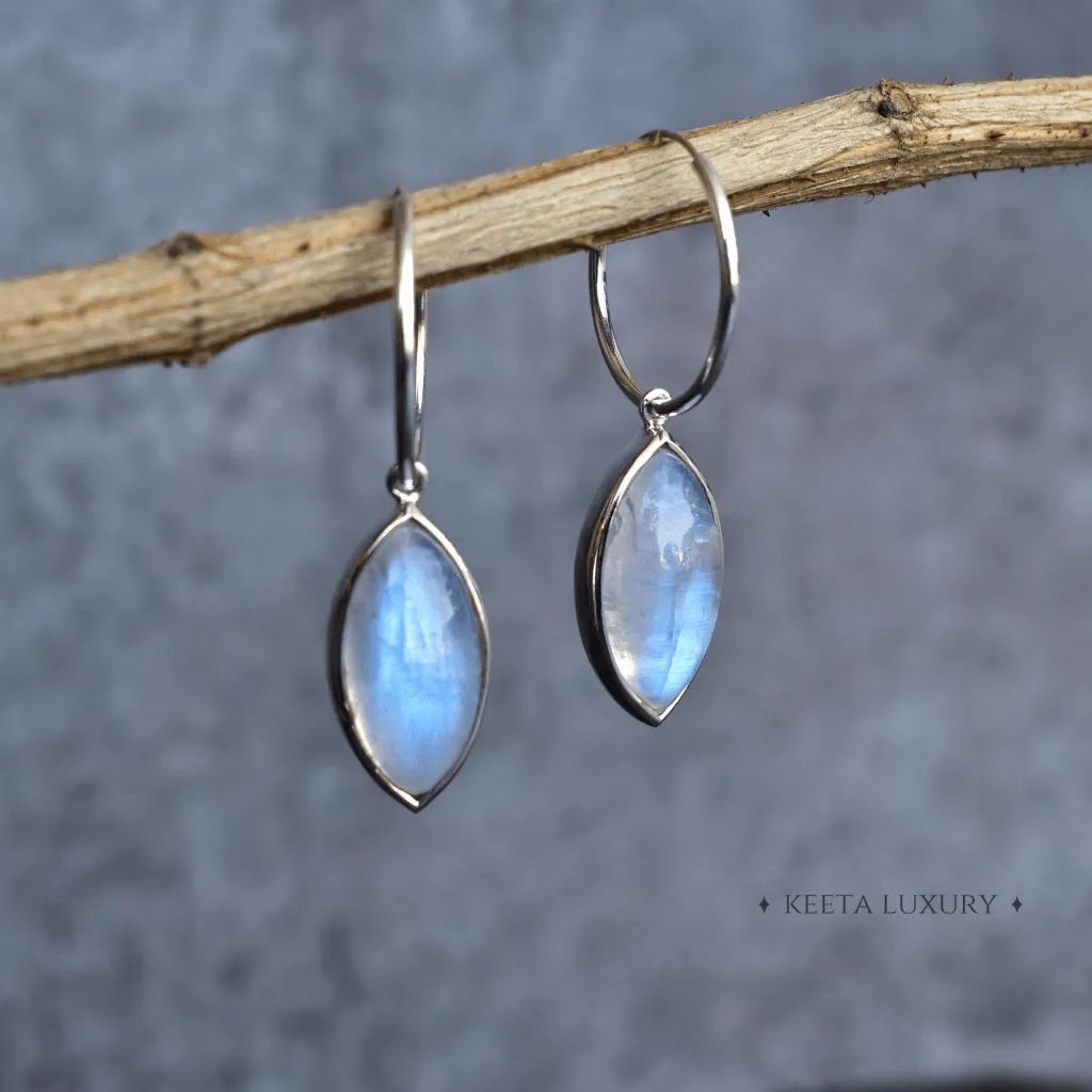 Marquise Swank - Moonstone Earrings
