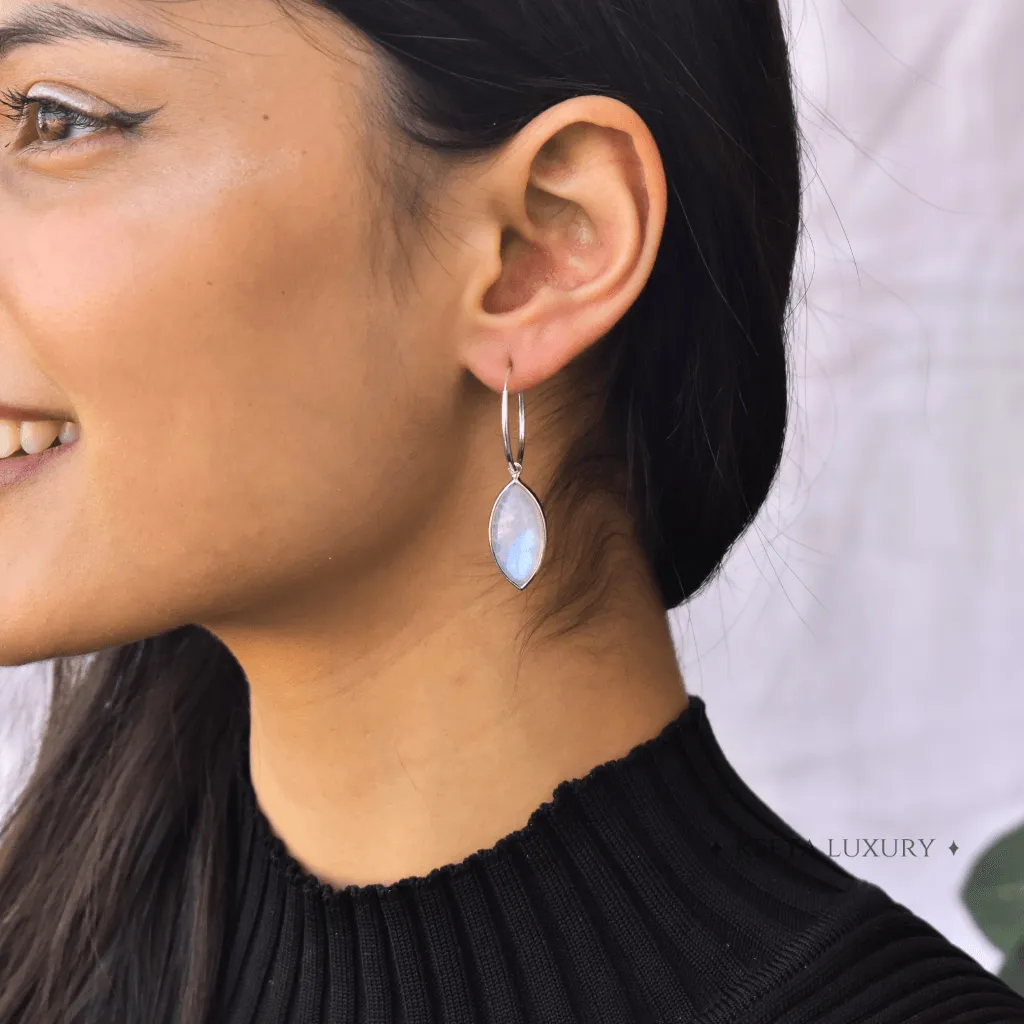 Marquise Swank - Moonstone Earrings