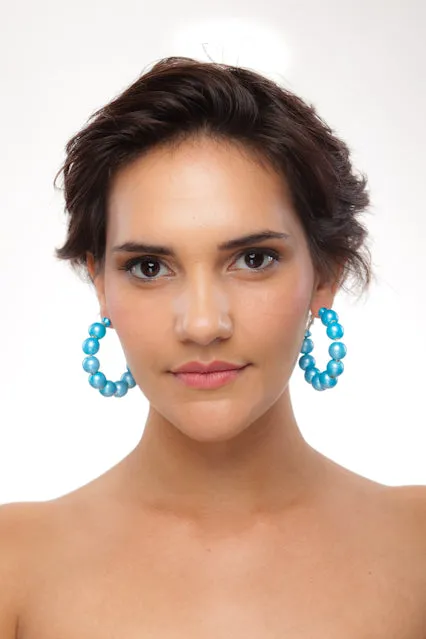 Metallic Hoop Earrings