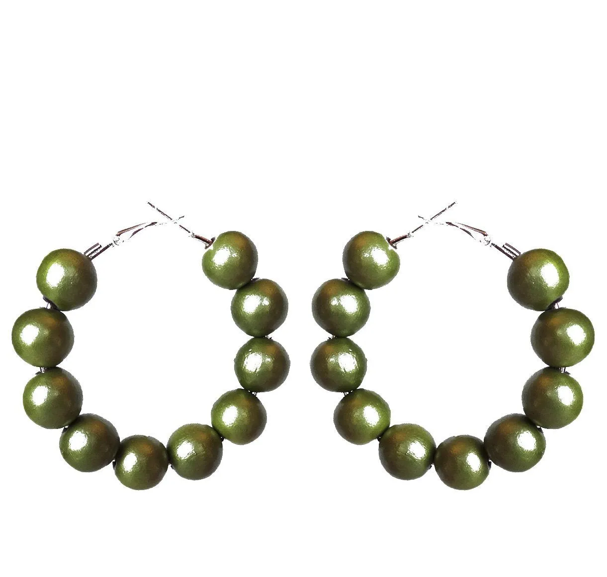 Metallic Hoop Earrings