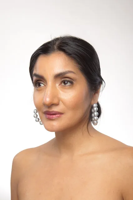 Metallic Hoop Earrings