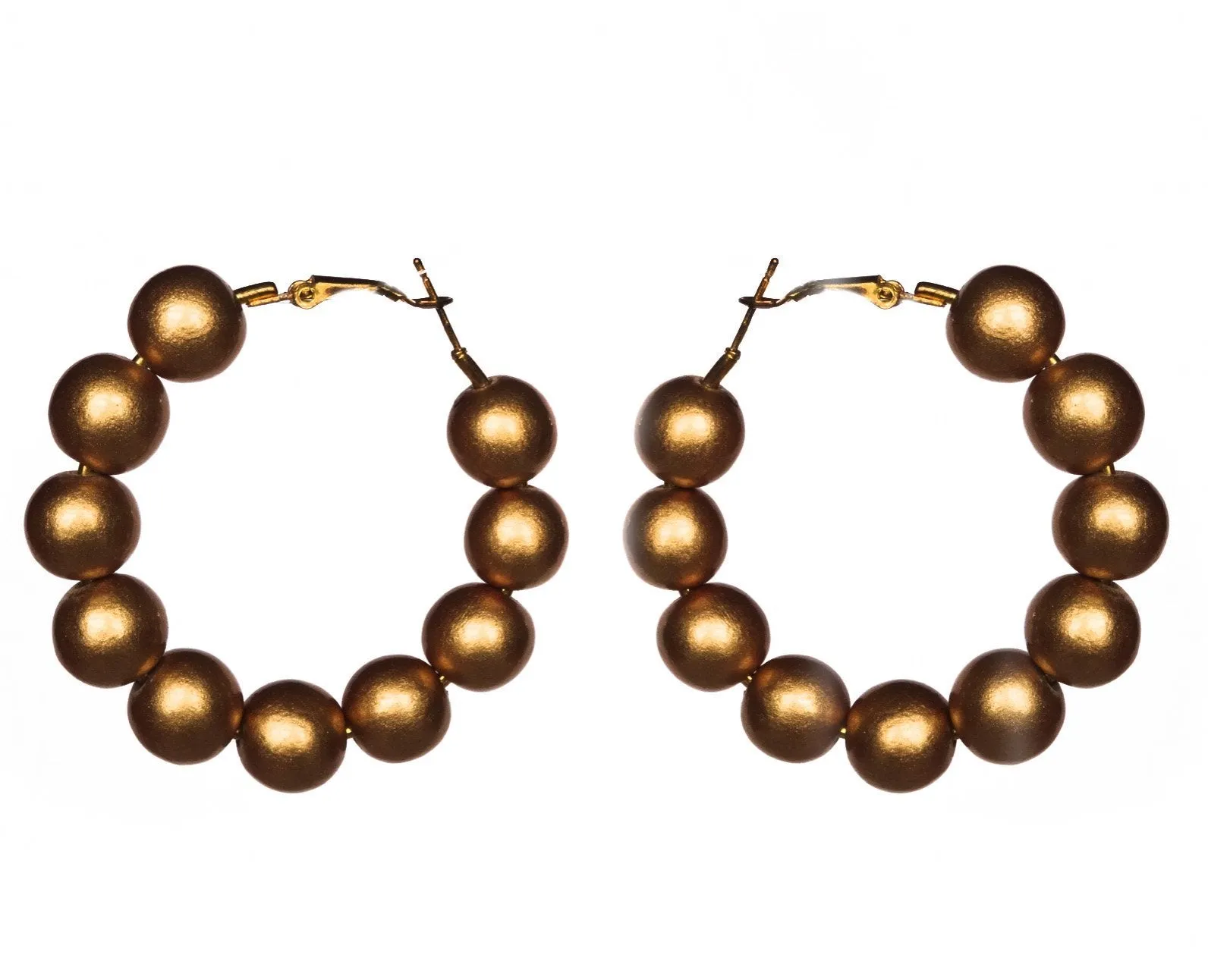 Metallic Hoop Earrings