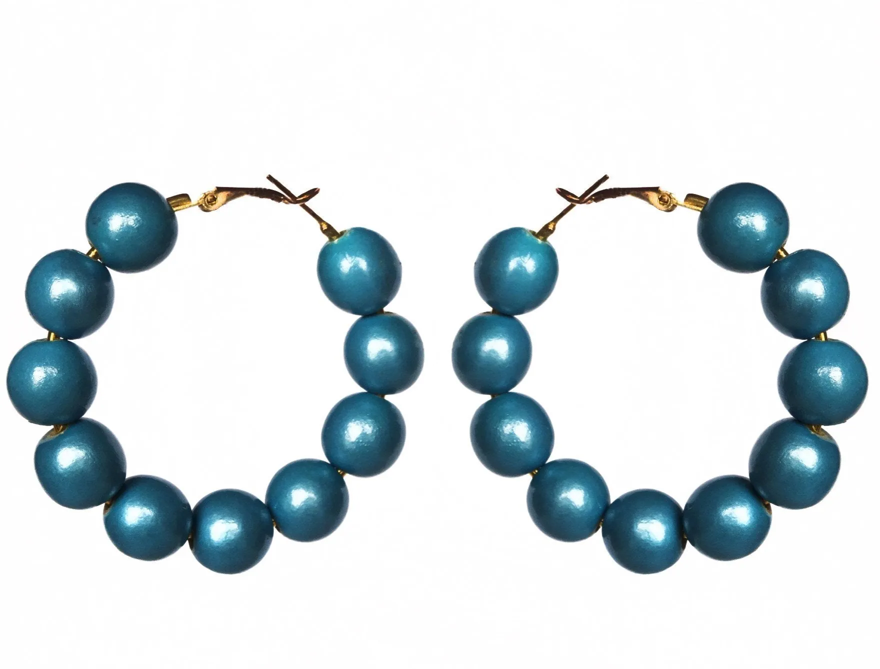 Metallic Hoop Earrings