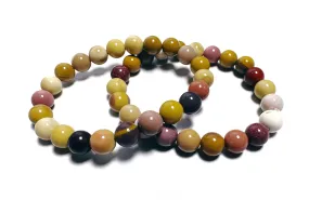 Mookaite Beaded Bracelet