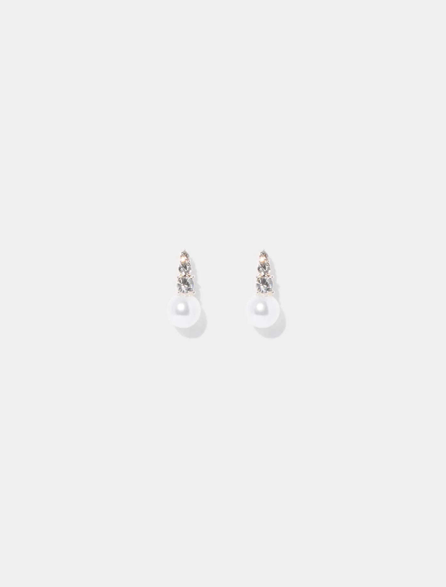 Naomi Pearl Stone Stud Earrings