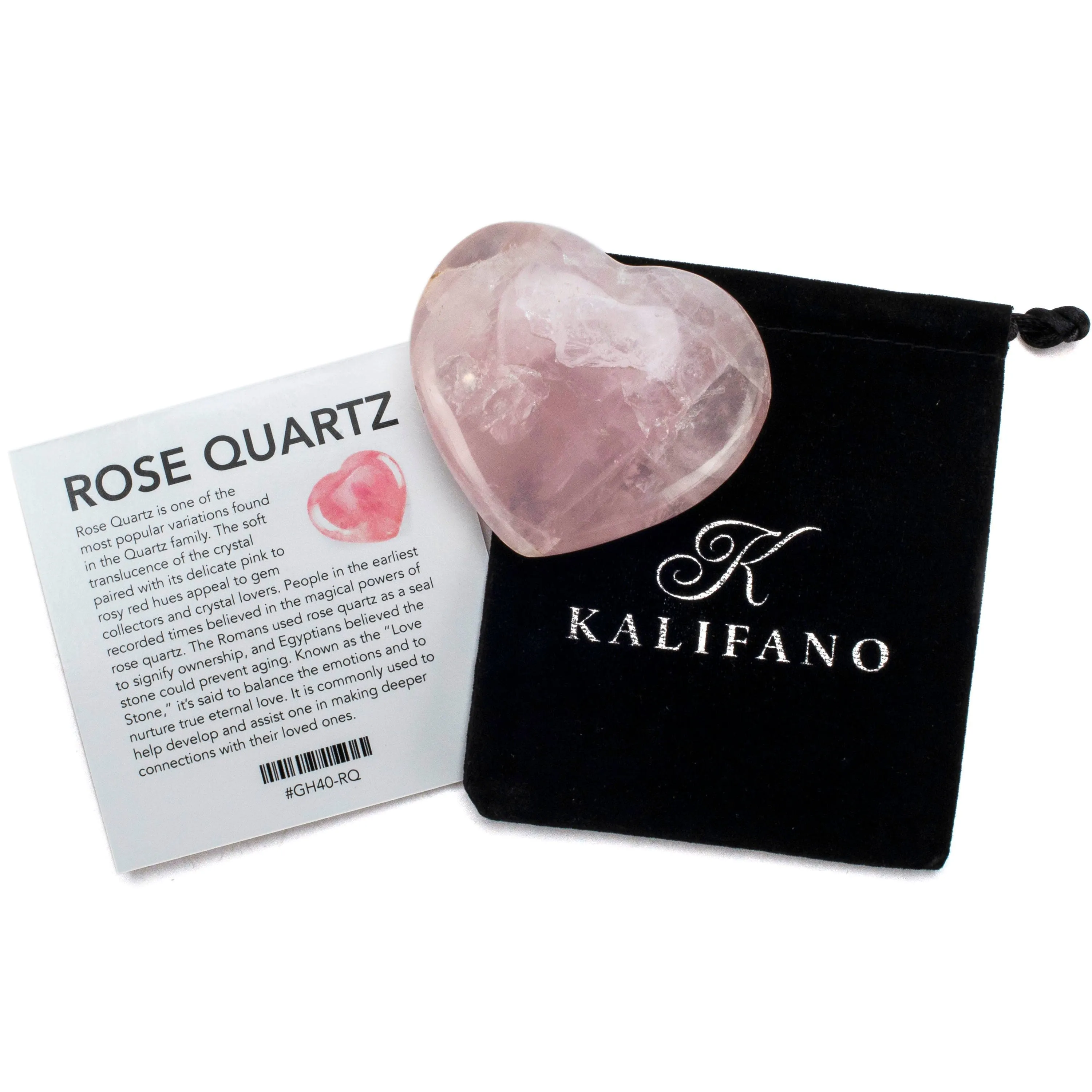 Natural Rose Quartz Heart Carving from Madagascar -3"