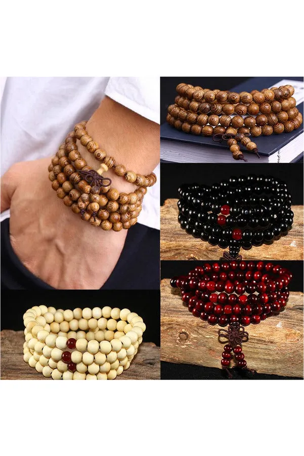Natural Sandalwood Unisex Men Bracelets & Bangles for Women