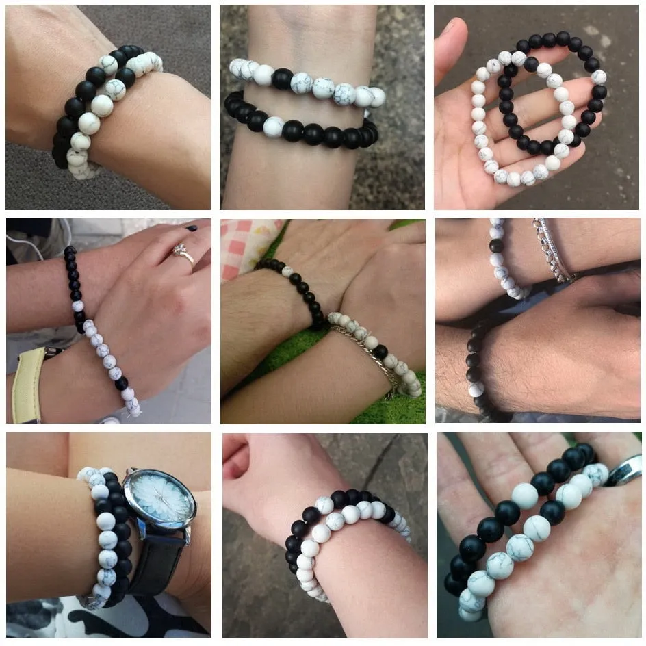 Natural Stone Yoga Beaded Bracelet