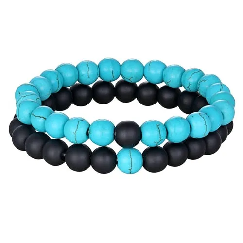 Natural Stone Yoga Beaded Bracelet