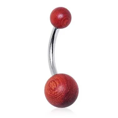 Organic Wood Classique Belly Rings