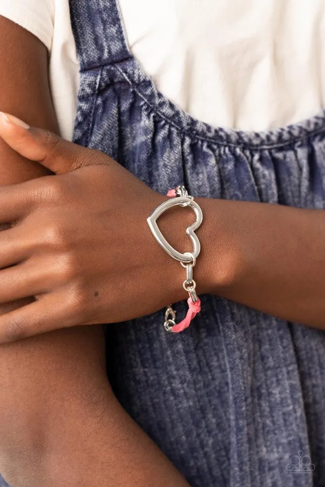 Paparazzi Bracelet ~ Flirty Flavour - Pink