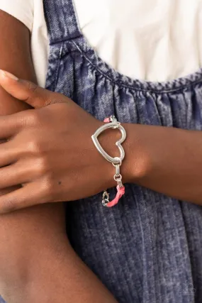 Paparazzi Bracelet ~ Flirty Flavour - Pink