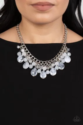 Paparazzi Necklace ~ Beachside Dance - White
