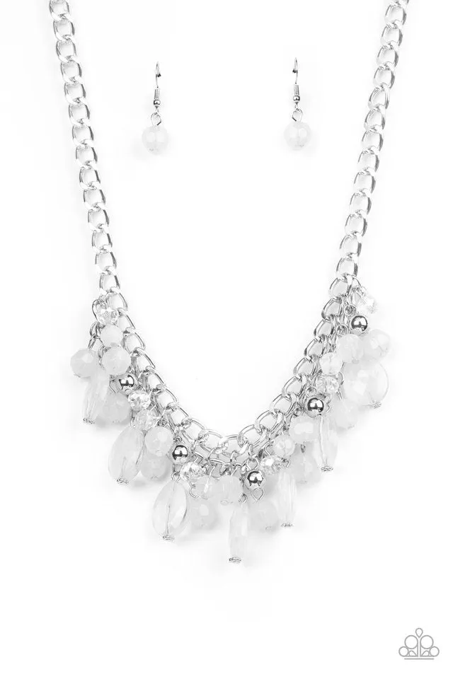Paparazzi Necklace ~ Beachside Dance - White