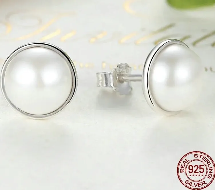 Pearl Stud Earrings