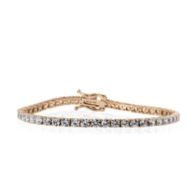 Prudence Round Prong Tennis Bracelet