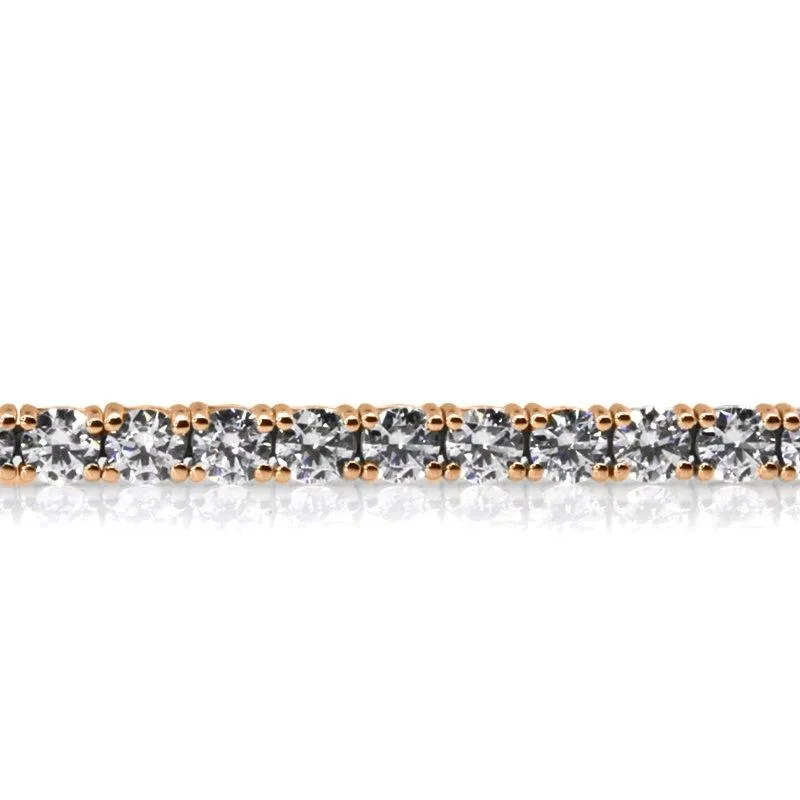 Prudence Round Prong Tennis Bracelet