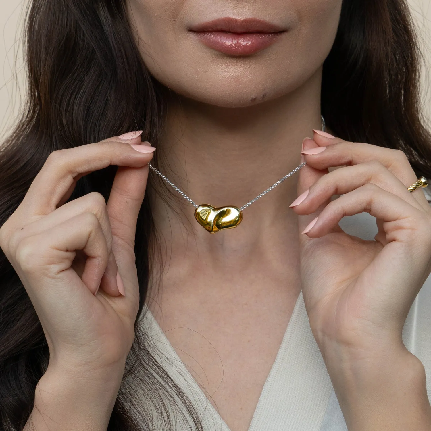 Puff Heart Pendant