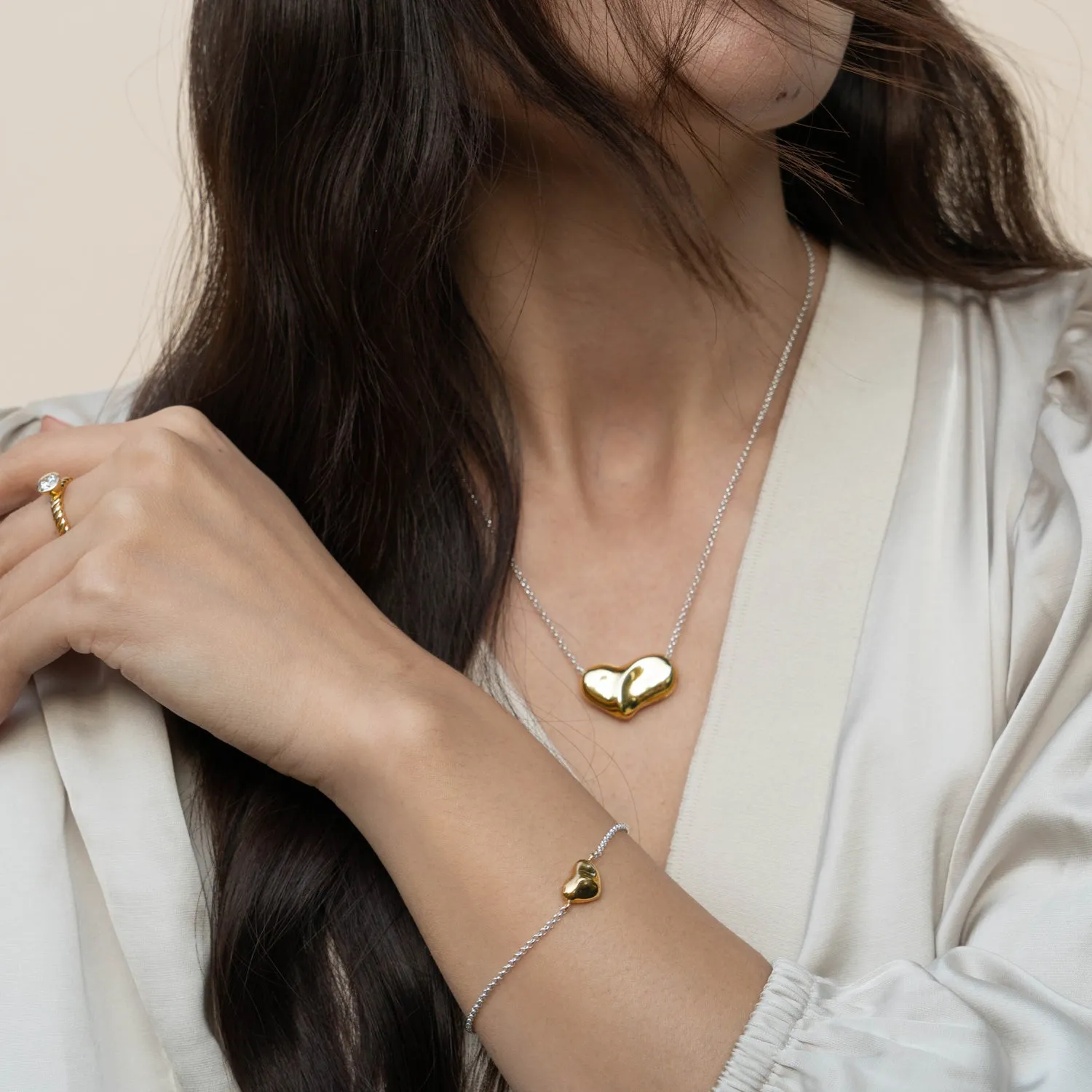 Puff Heart Pendant