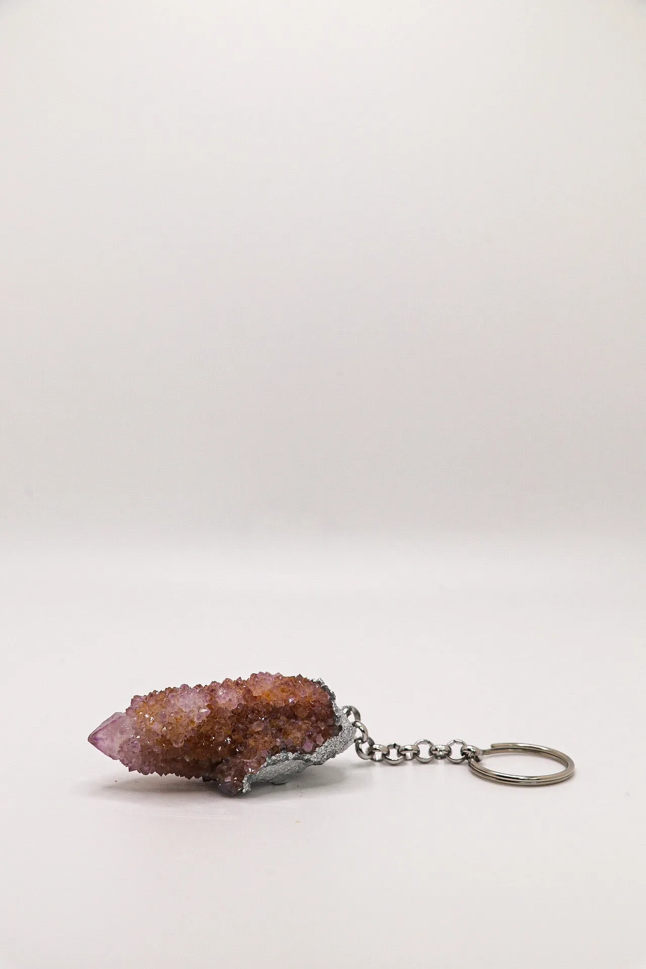 Purple Spirit Quartz Keychain