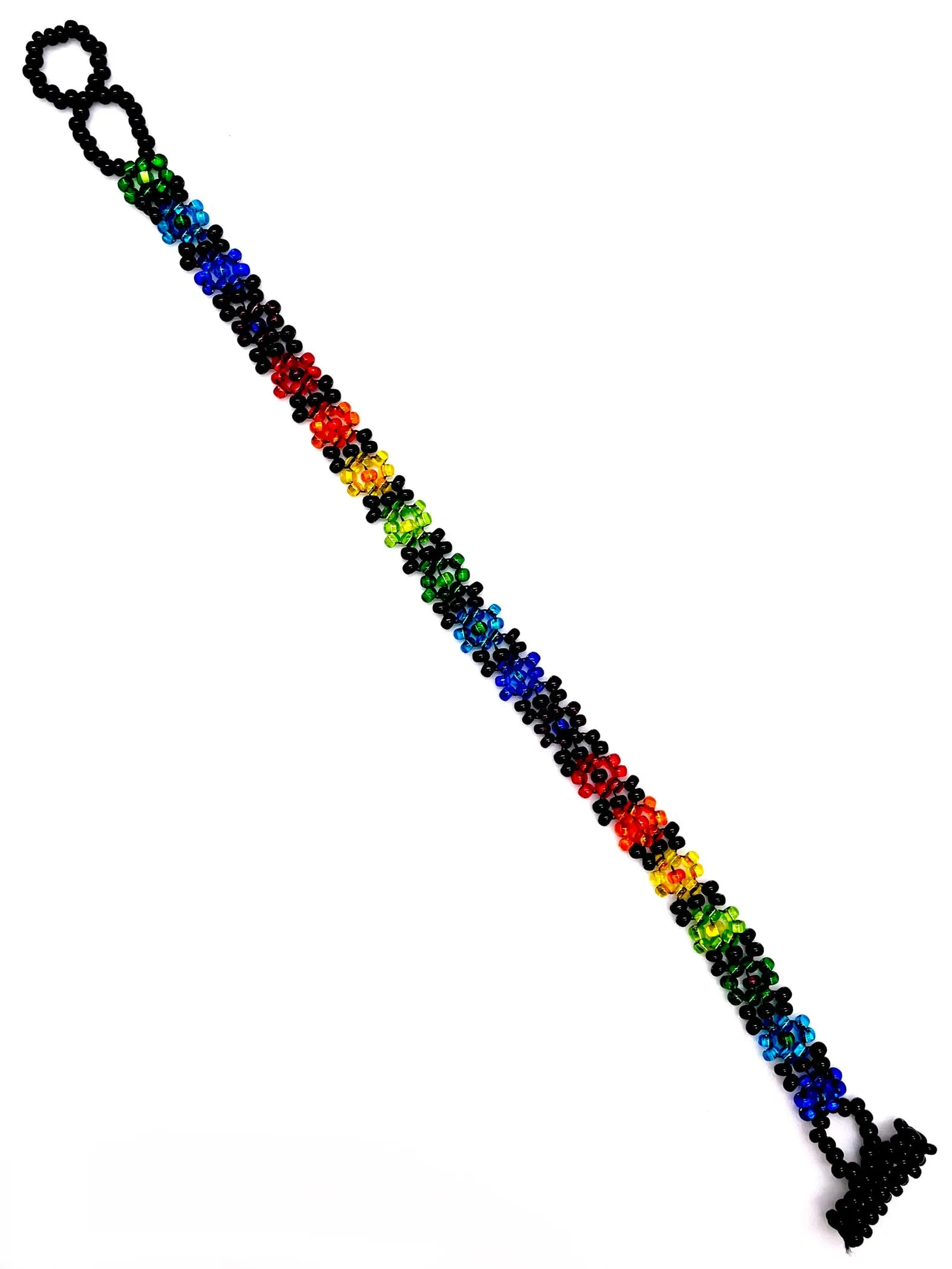 Rainbow Daisy Flower Bracelet