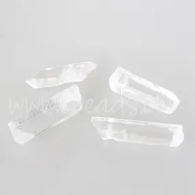 Raw crystal quartz pendants crystal (4)