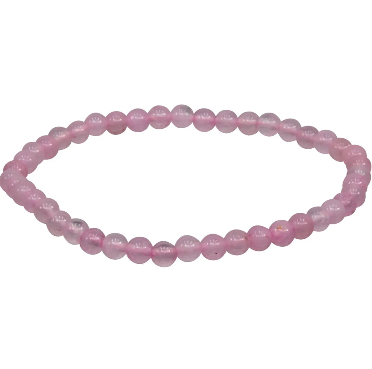 Rose Quartz 4mm Bead Gemstone Bracelet