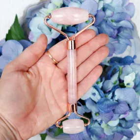 Rose Quartz Crystal Face Roller