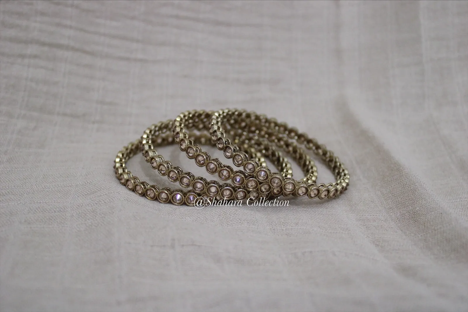 Sana- Set of 4 Polki bangles