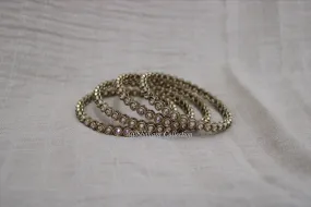 Sana- Set of 4 Polki bangles