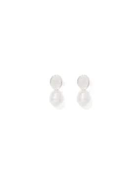 Savannah Stone And Pearl Stud Earrings
