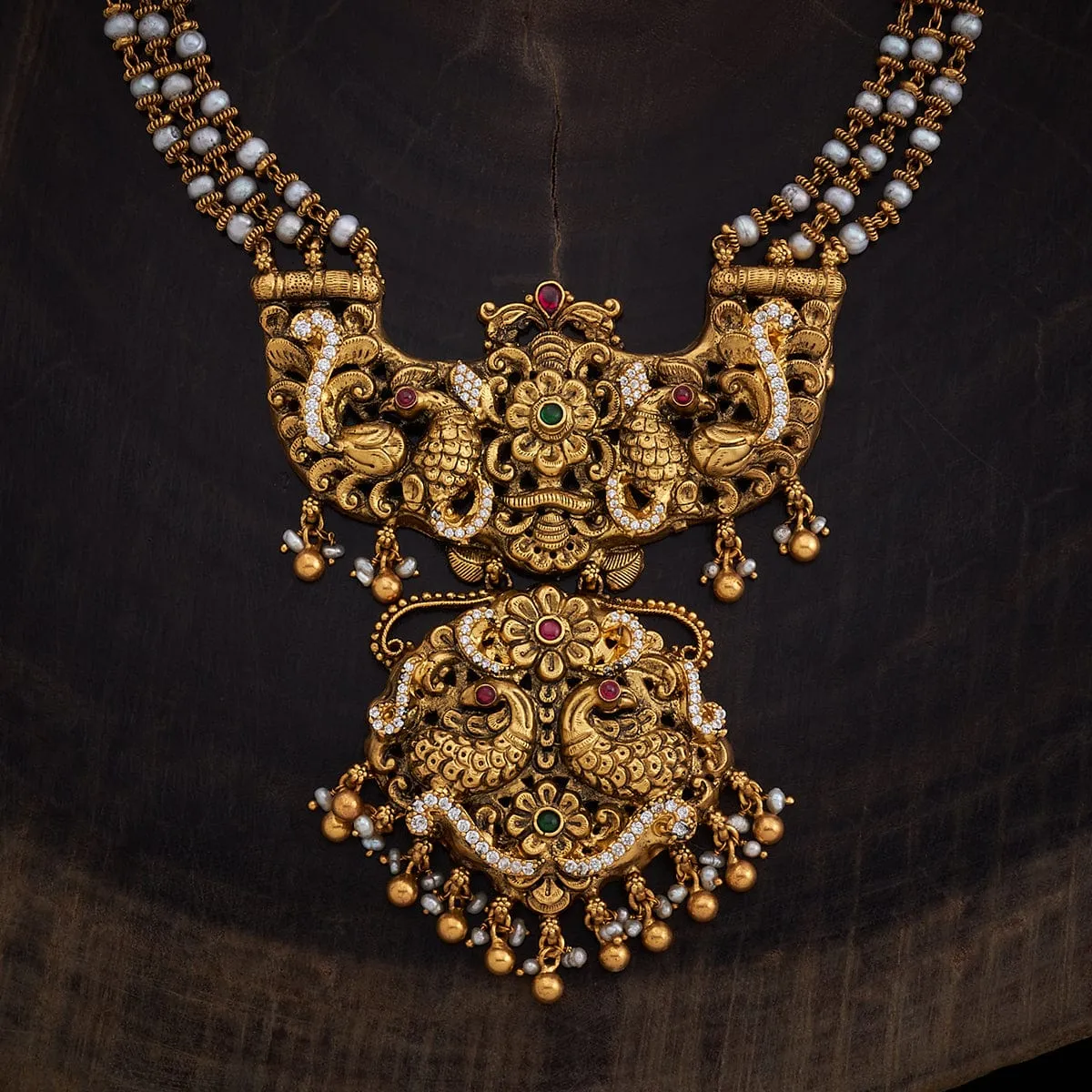 Silver Temple Necklace 161308