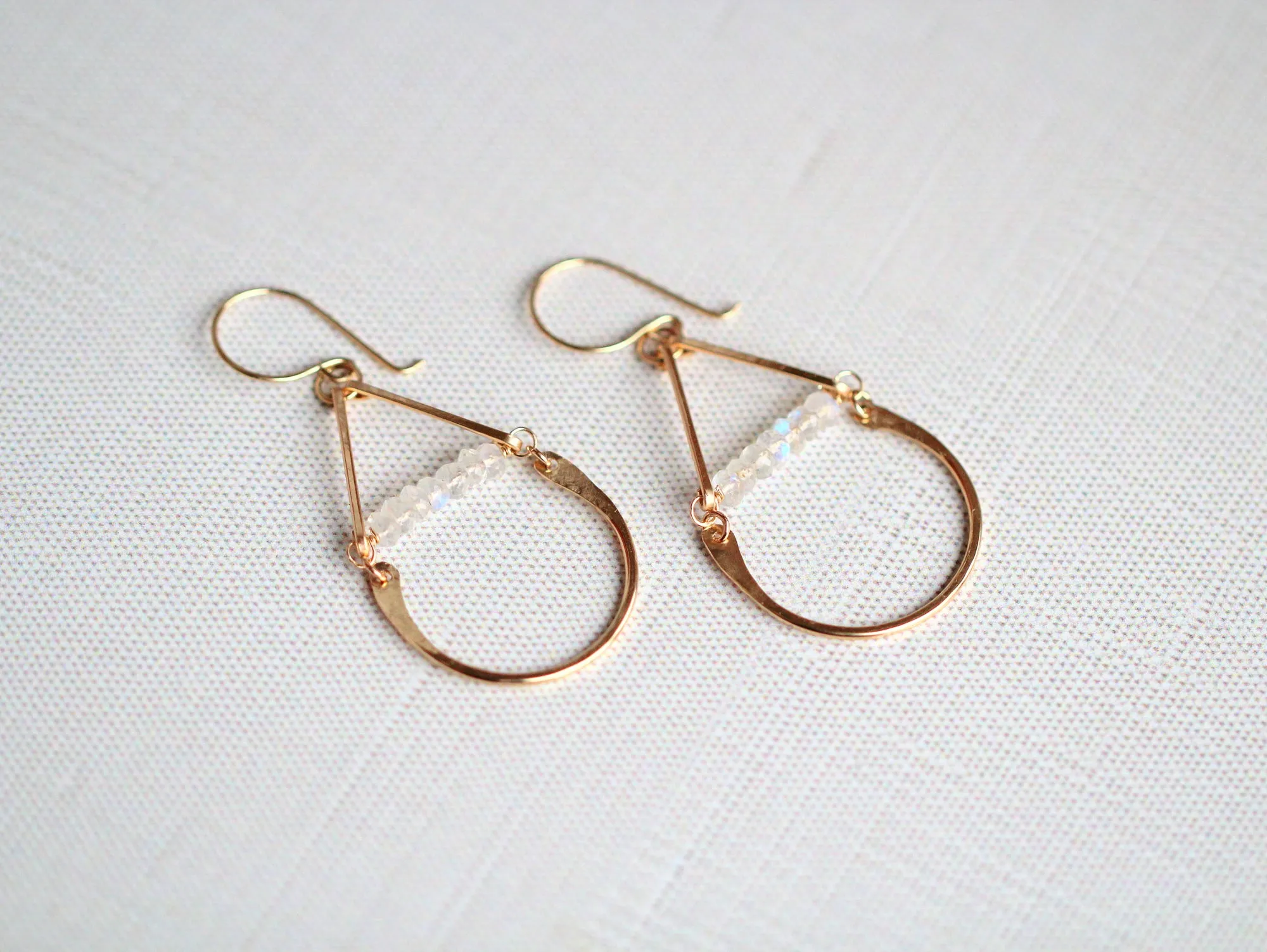 Sugarplum Earrings - Moonstone