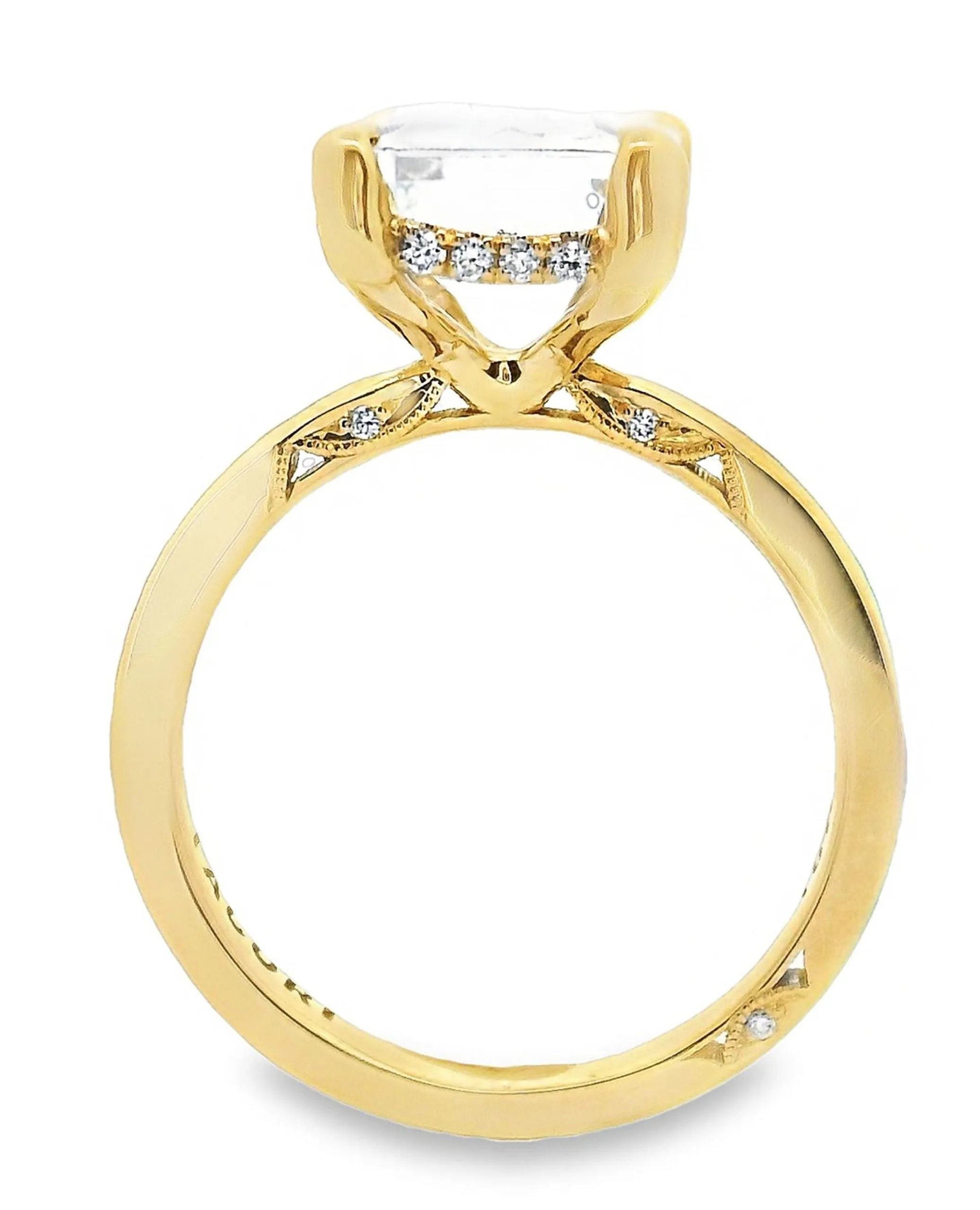 Tacori 18K White Gold RoyalT Engagement Ring - 26882.2EC12X8.5Y